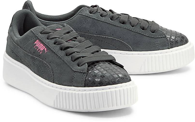 puma platform suede